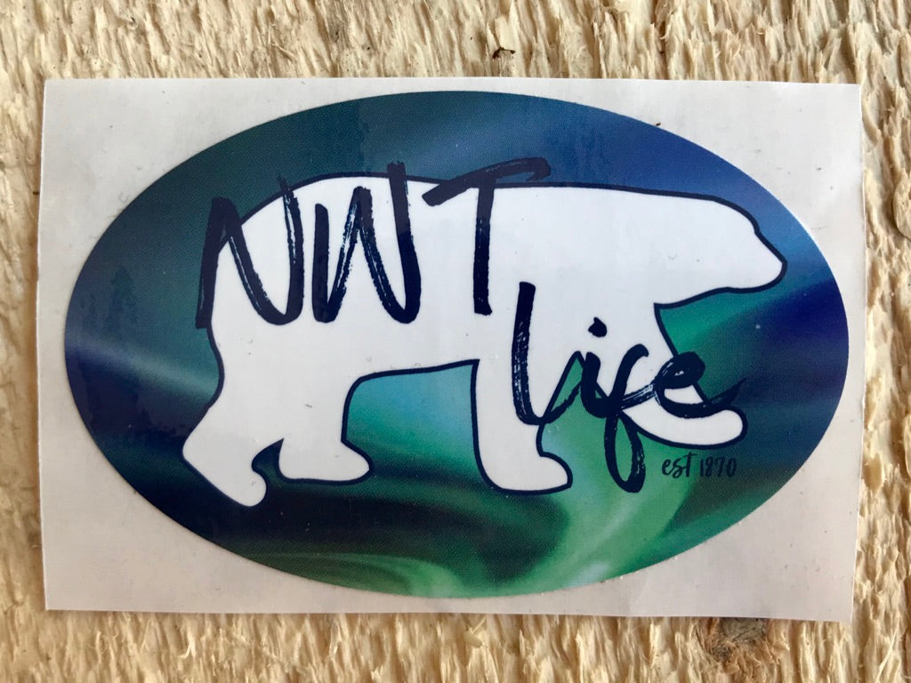 Small Aurora NWT Life sticker