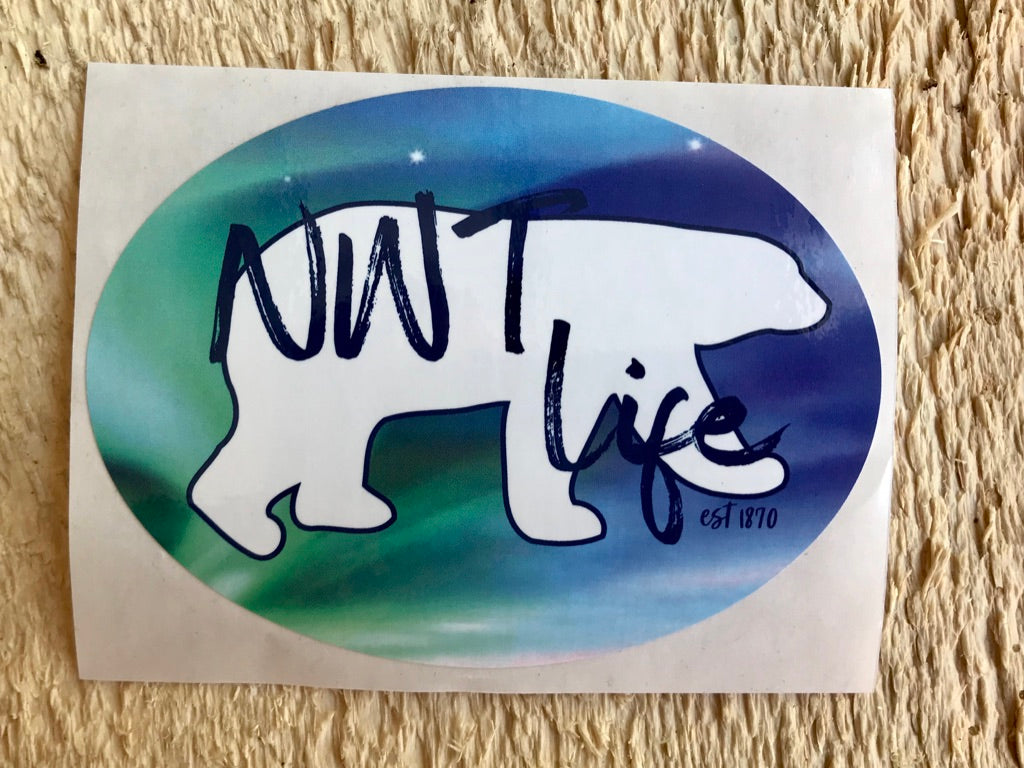 Large Aurora NWT Life sticker