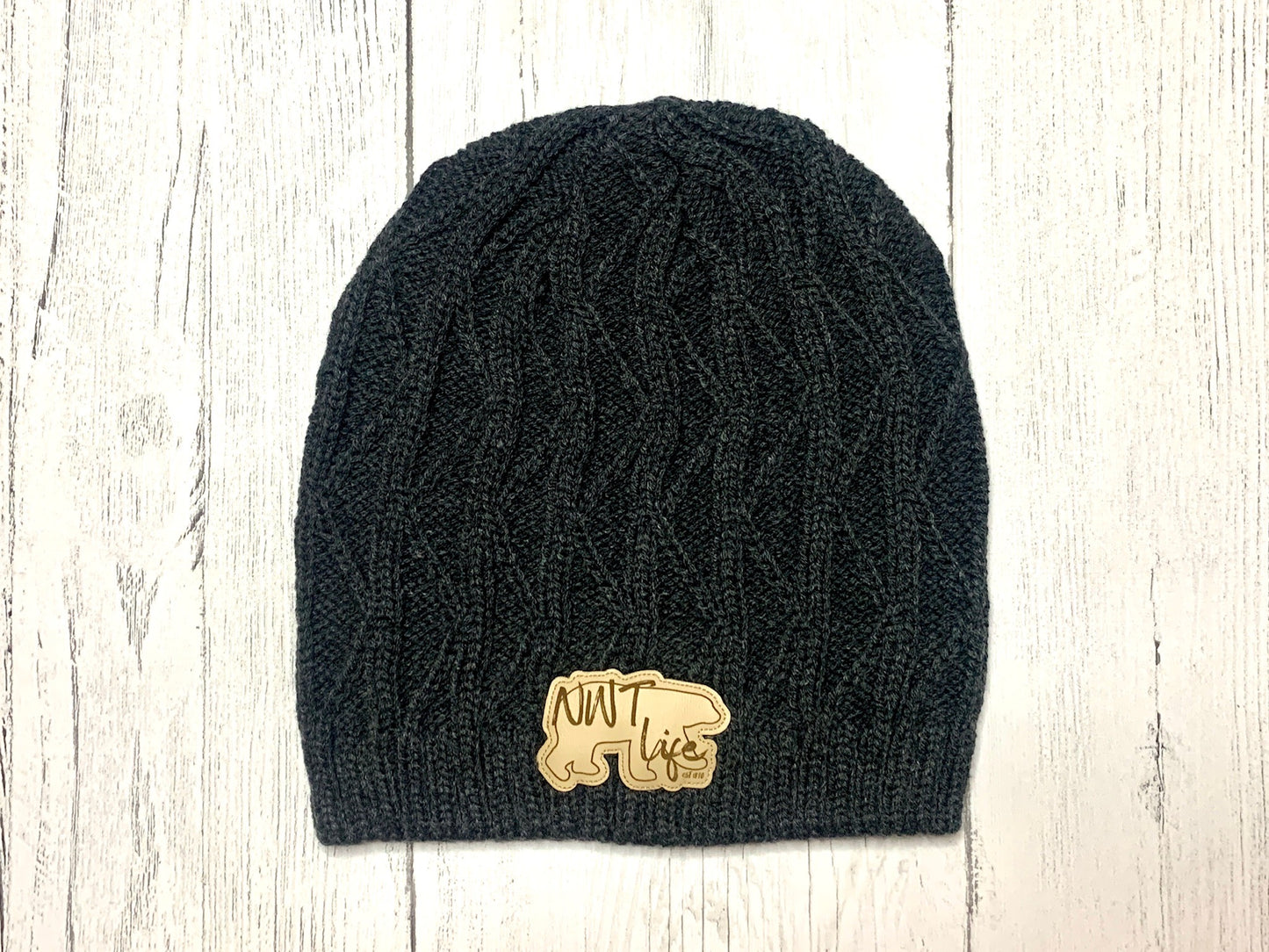 Cable Knit Board Toque