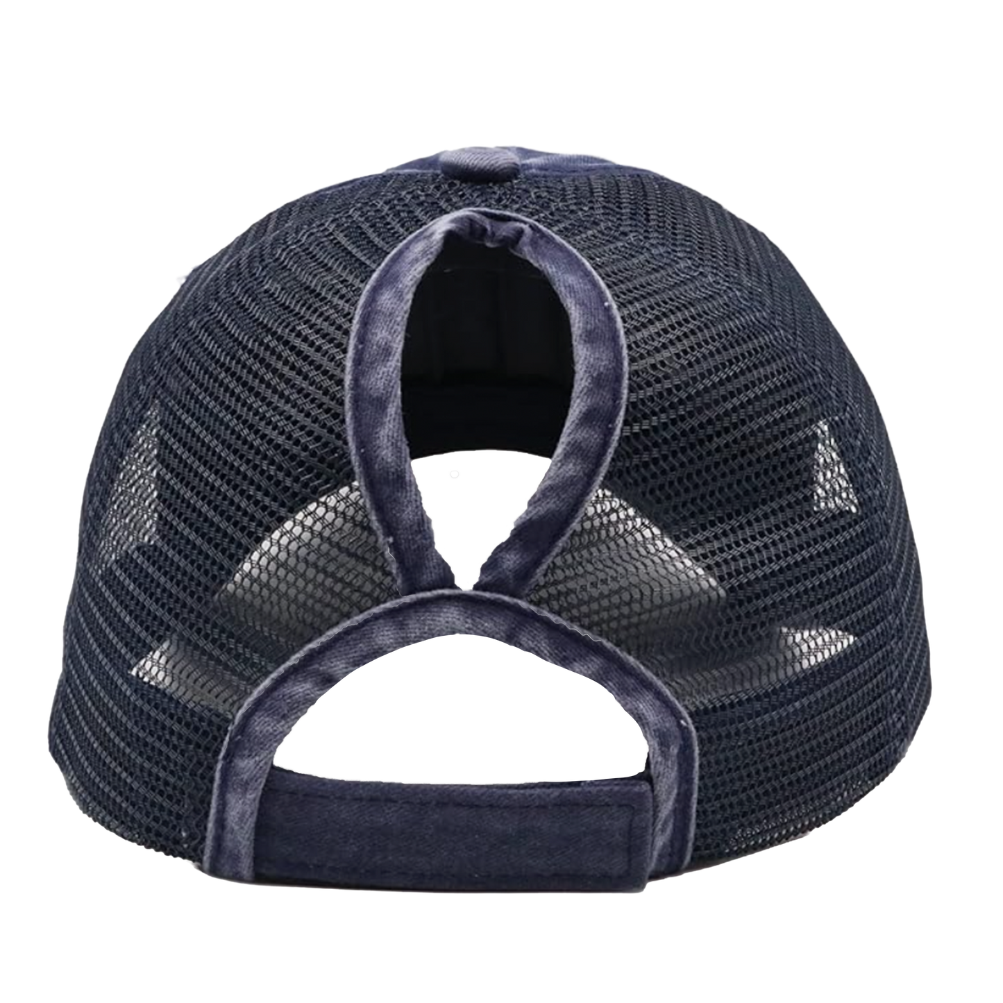 Ball Caps with Criss Cross Ponytail Backs