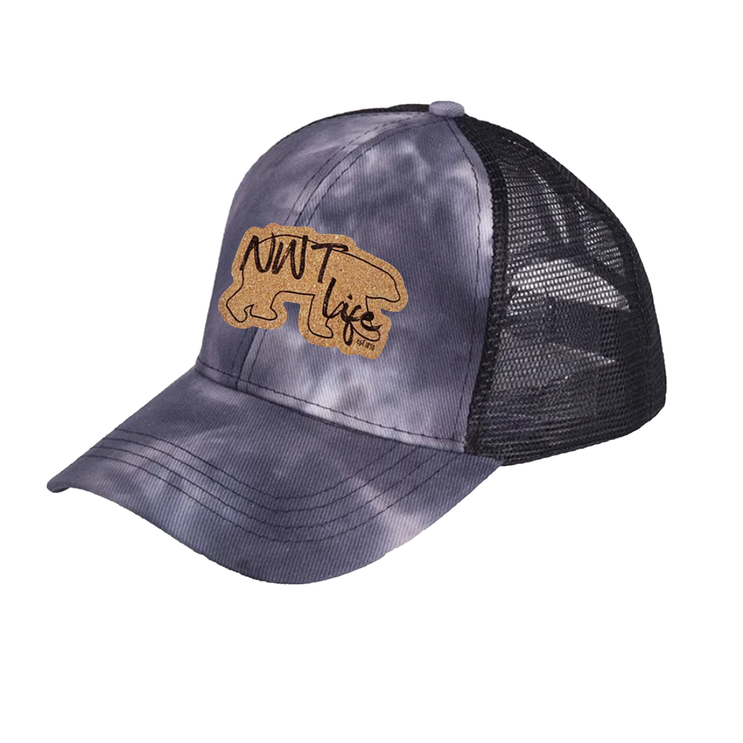 Ball Caps with Criss Cross Ponytail Backs