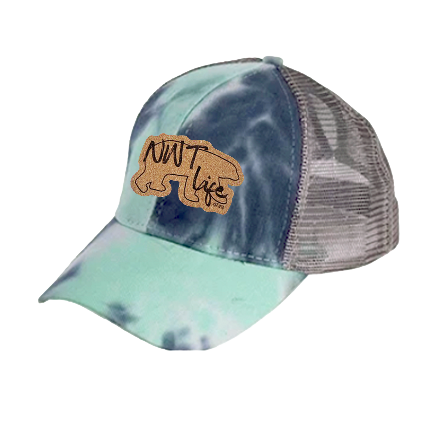 Ball Caps with Criss Cross Ponytail Backs