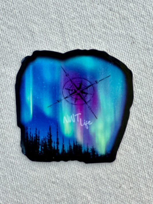 Aurora NWT Life sticker 3” x 3”
