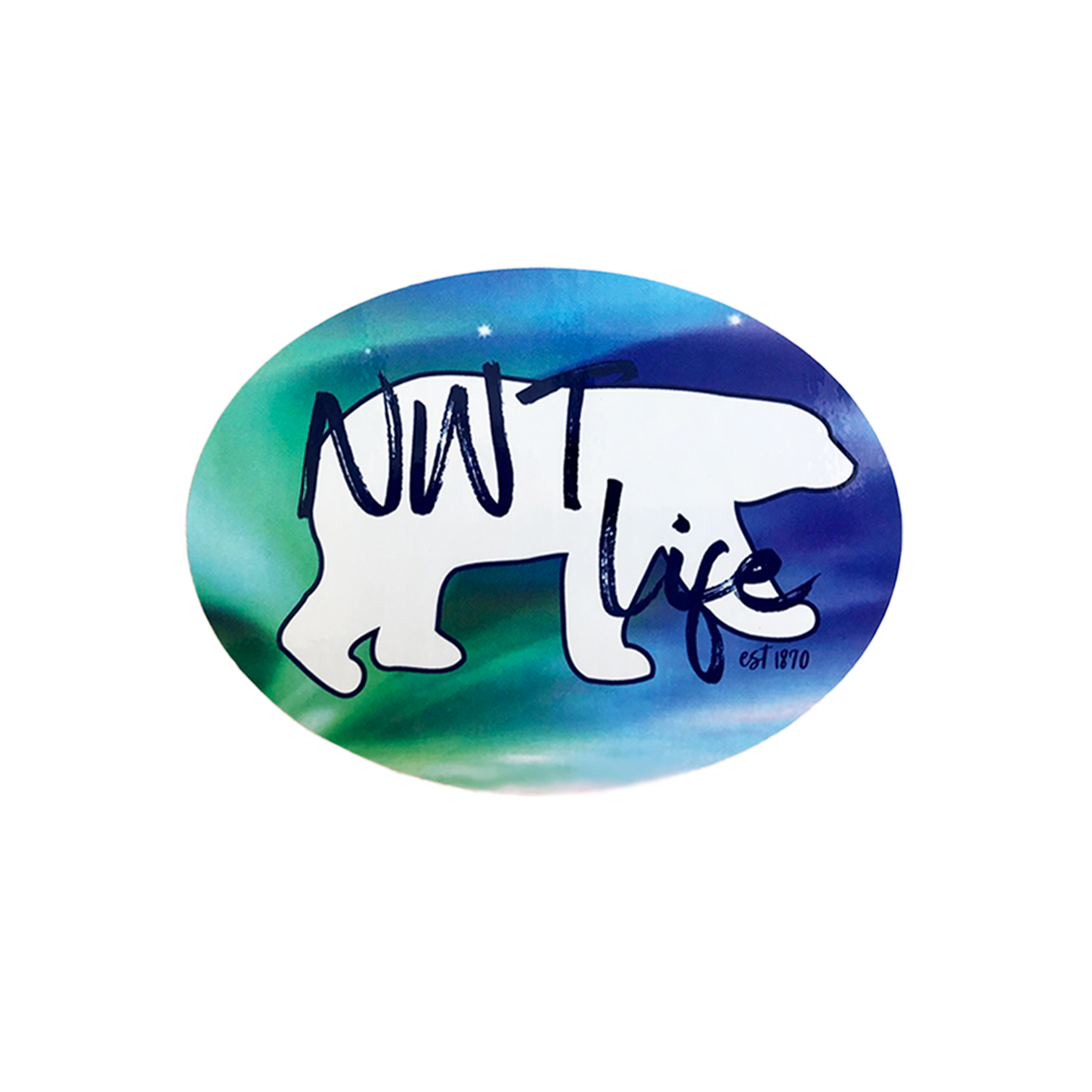 Large Aurora NWT Life sticker