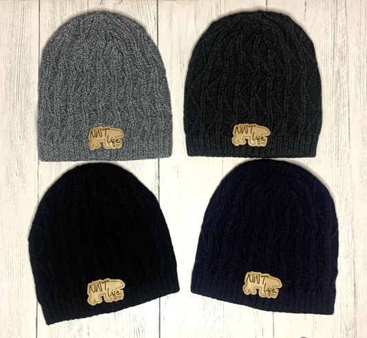 Cable Knit Board Toque