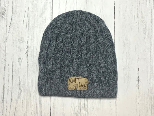 Cable Knit Board Toque